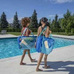 Swimways Pack-N-Float, 2 In 1 Pool Float Lounger And Tote - Assorted Colors 16 Swimways Pack-N-Float, 2 In 1 Pool Float Lounger And Tote - Assorted Colors -swimming pool supplies shop 170425 swimways pack n float aqua white 3