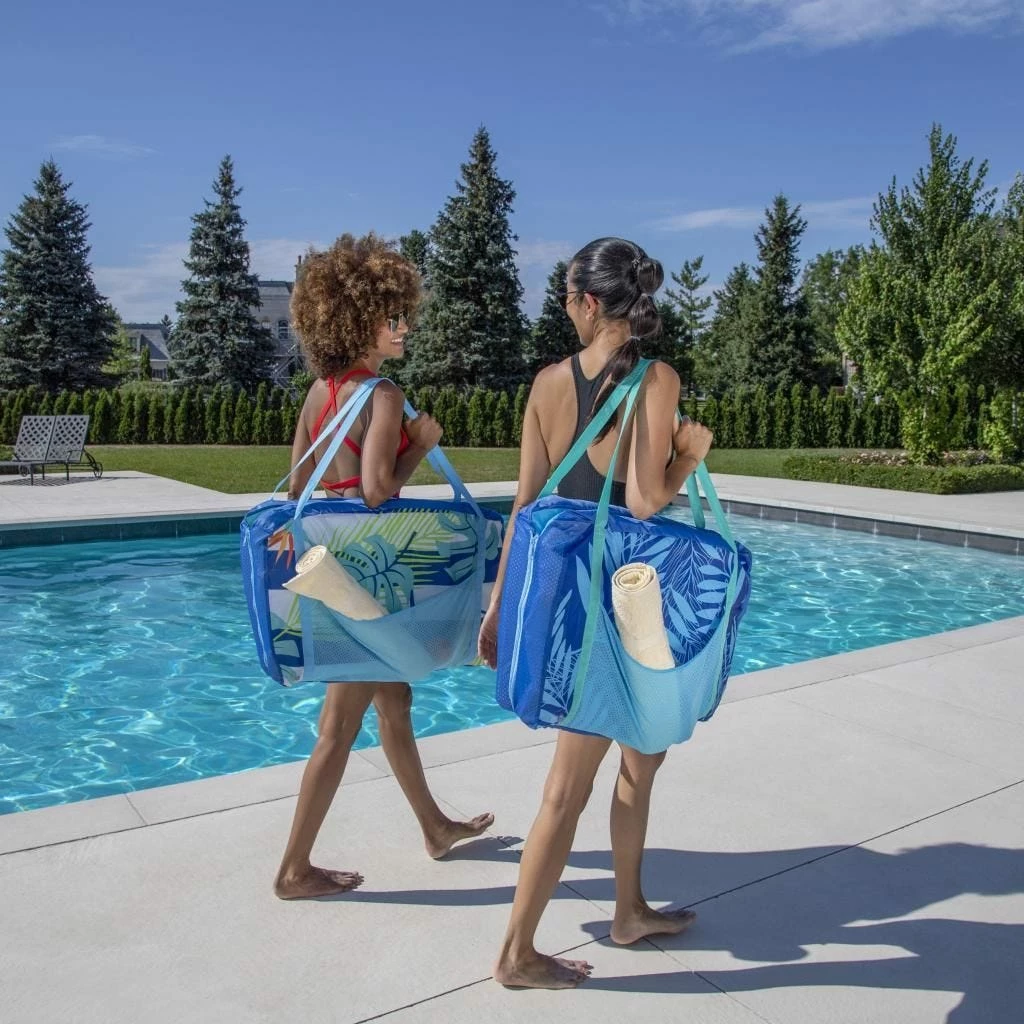 Swimways Pack-N-Float, 2 In 1 Pool Float Lounger And Tote - Assorted Colors 9 Swimways Pack-N-Float, 2 In 1 Pool Float Lounger And Tote - Assorted Colors - Image 7