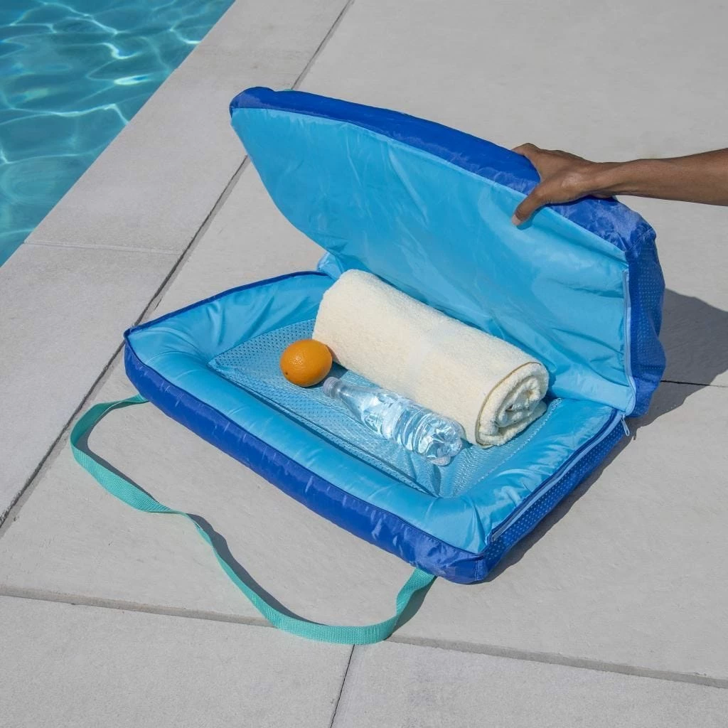Swimways Pack-N-Float, 2 In 1 Pool Float Lounger And Tote - Assorted Colors 6 Swimways Pack-N-Float, 2 In 1 Pool Float Lounger And Tote - Assorted Colors - Image 4