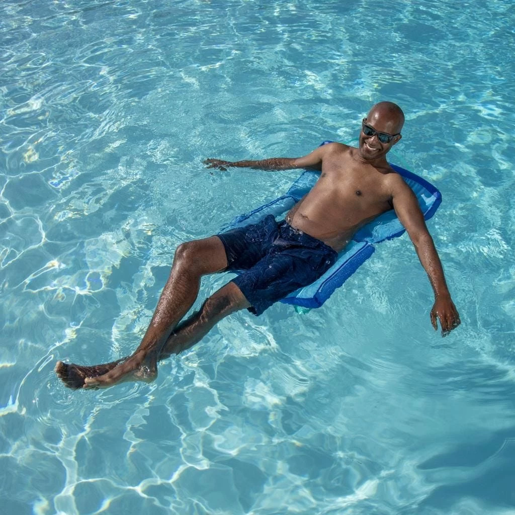 Swimways Pack-N-Float, 2 In 1 Pool Float Lounger And Tote - Assorted Colors 5 Swimways Pack-N-Float, 2 In 1 Pool Float Lounger And Tote - Assorted Colors - Image 3