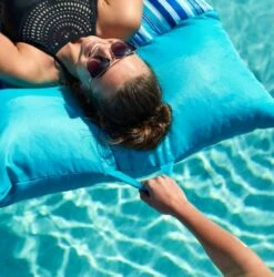 Maui Float - Blue Marine Stripe 9 Maui Float - Blue Marine Stripe -swimming pool supplies shop 170470bigjoe maui float4