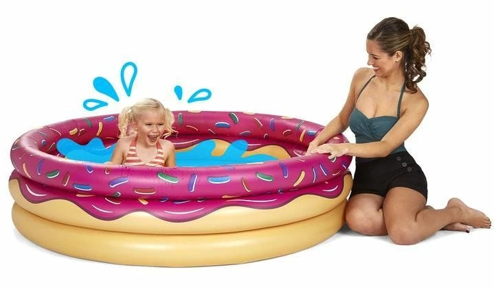 Frosted Donut Inflatable Lil' Pool 3 Frosted Donut Inflatable Lil' Pool