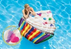 Intex Vanilla Cupcake Float -swimming pool supplies shop 170532 intex vanilla cupcake float lifestyle 2