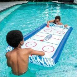 Hydro Hockey Inflatable Water Floating Table Hockey Set