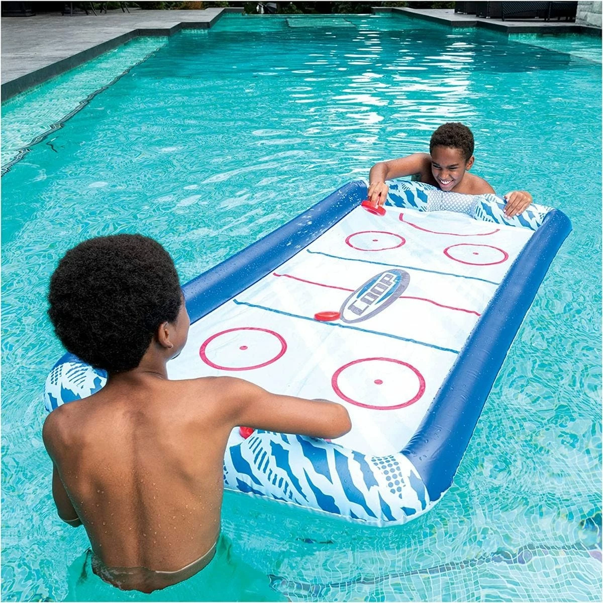 Hydro Hockey Inflatable Water Floating Table Hockey Set 3 Hydro Hockey Inflatable Water Floating Table Hockey Set