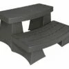 Sure Step II - Weathered Gray -swimming pool supplies shop 21327 bryron originals sure step ii spa steps weathered gray white 1
