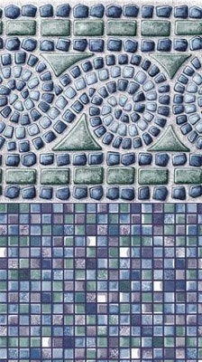 Swimline 27' Perma 25 Portifino Print - J-Hook/Beaded