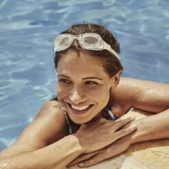 Speedo Hydrospex Classic Goggle - Grey -swimming pool supplies shop speedo hydrospex classic goggle lifestyle