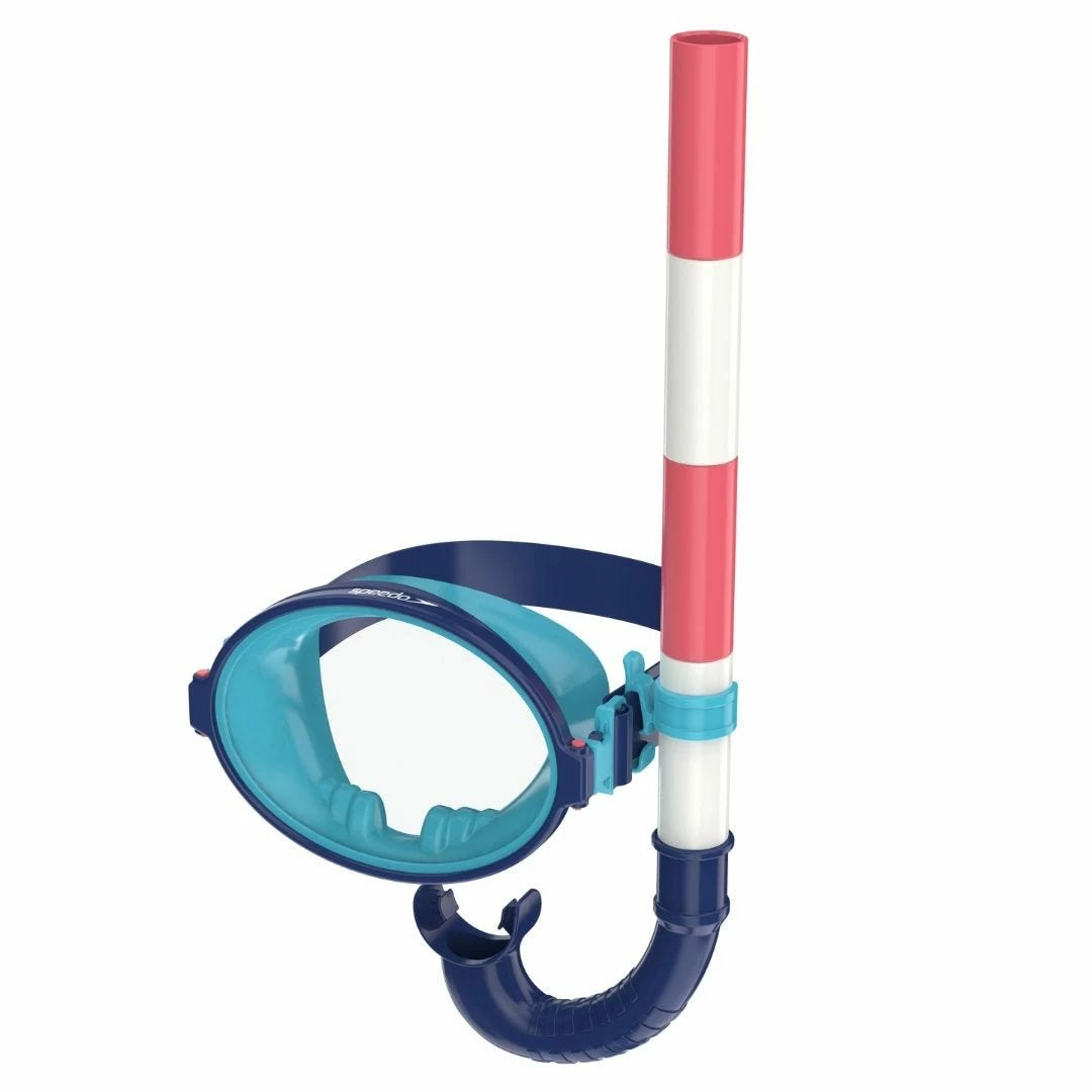 Speedo Kids Lido Mask Snorkel Set - Blue 3 Speedo Kids Lido Mask Snorkel Set - Blue