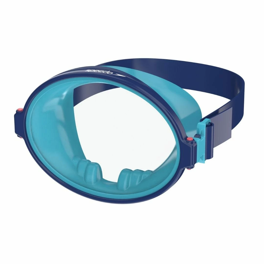 Speedo Kids Lido Mask Snorkel Set - Blue 4 Speedo Kids Lido Mask Snorkel Set - Blue - Image 2