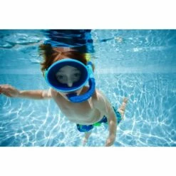 Speedo Kids Lido Mask Snorkel Set - Blue 7 Speedo Kids Lido Mask Snorkel Set - Blue -swimming pool supplies shop speedo kids lido mask snorkel set lifestyle 2